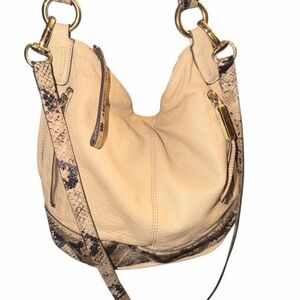 B. Makowsky Leather Hobo Bag.